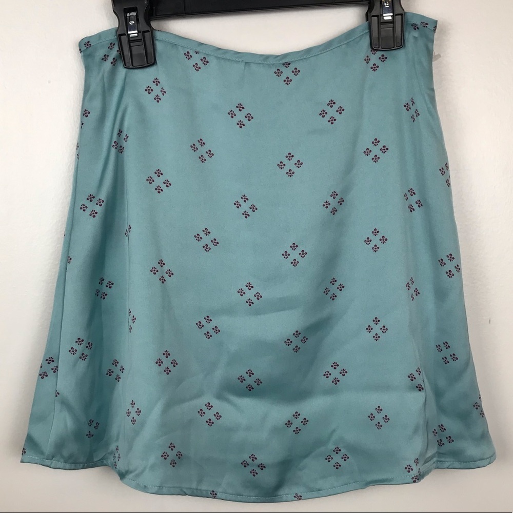 Honey Punch Satin Mini Skirt Women Size Small Lined Back Zipper